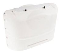 Camco  Heavy-Duty 20lb Propane Tank Cover Protector- Protect Popane Tank from Flying Debris, Provides Easier Access to Gas Valves (Polar White) (40523)
