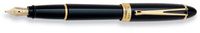 Aurora Ipsilon Deluxe Black w/ Gold Trim Broad Point Fountain Pen - AU-B12N-B