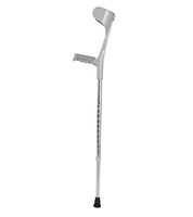 Drive Medical Light Weight Forearm Crutch Adjustable Lightweight Crutches for Men and Women Ergonomic Comfort-Fit Grip,Silver