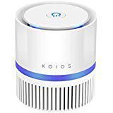 KOIOS Air Purifier, Indoor Air Cleaner with 3-in-1 True HEPA Filter for Home and Office, Odor Allergies Eliminator for Smoke, Dust, Pets, 3 Stage Filtration, Night Light