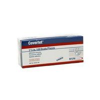 Coverlet OVAL Spots Adhesive Dressing, 1 1/4 Oval, 100/Box by Biersdorf