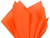MTBHY New Orange Bulk Tissue Paper 15" x 20" - 100 Sheets