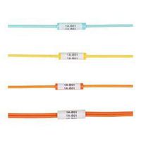 NWSLC-3Y Orange cable identification sleeve for 3mm Simplex cable, 1" Length, Pack of 100 (pack 15)