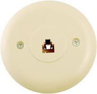 Cooper Wiring Devices Modular Telephone Jack & Wall Plat 852046