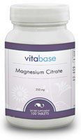 Magnesium Citrate (200 mg) 100 Tablets per Bottle (6 Pack)