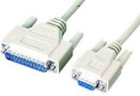 Epson CEPS-003 Cable, Null Modem Serial, DB-9 Female to DB-25 Male, 6' Length, Beige