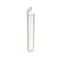 109mm Pre-Roll Doob Tube Squeeze Pop Top 4.5 Inches Clear Translucent (600 Pack)