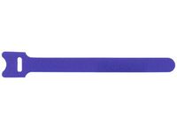 Hook and Loop Tie Wrap - Reusable Cable Ties (6 inch - 50 pack, Blue)