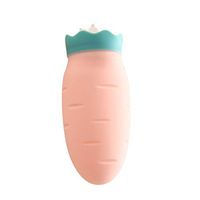 Healifty Silicone Hot Water Bottle Silicone Water Bag (Pink)