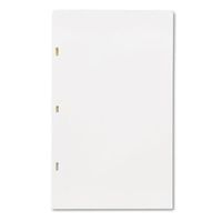 Wilson Jones Looseleaf Minute Book Ledger Sheets, Ivory Linen, 14 x 8-1/2, 100 Sheet/Box