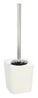 WENKO 18984100 Toilet brush Rainbow White - Soft-Touch surface, Plastic, 4.5 x 15.4 x 4.5 inch, White