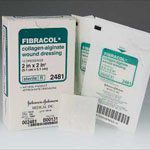 J & J Fibracol Plus Collagen-Alginate Dressings, 4" x 4" x 3/8", Box of 12
