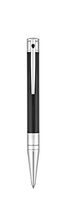 S.T. Dupont D-Initial Ballpoint pen, Lacquer, Chrome Trim, Black, 265200