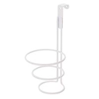 RJJX Home Hair Dryer Storage Rack Family Bedroom Bathroom Wrought Iron Bathroom Free Punching Wall Hanging Storage Rack