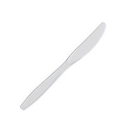 SafePro KH, 7.5" White Heavyweight Plastic Knives, Plastic Disposable Catering Take Out Knives (50)