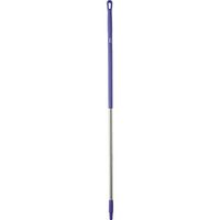 Vikan 29378 59" Aluminum Handle with Threaded Tip, 1-7/32" Diameter, Purple