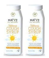 Matys All Natural Childrens Cough Syrup 6 fl oz Soothes Throats, Boosts Immunity (Pack of 2)