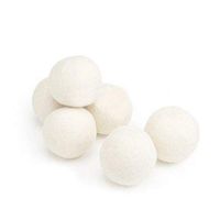 Wonderfun 6pcs Wool dryer ball washing Cleaner tool for Fabric Softener Organic Laundry Reusable to home garment school hotel