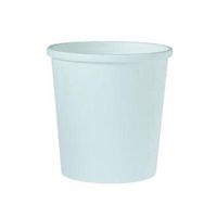 SCCVS616 - Double Poly Paper Food Container, Squat, White, 16 Oz, 25/pack