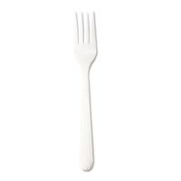 GENHYWFK - Heavyweight Cutlery, Fork, Plastic, White