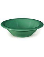Yanco MS-5712GR Mile Stone Soup Bowl, 12 OZ Capacity, 1.75" Height, 7.25" Diameter, Melamine, Green Color, Pack of 48