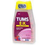 Tums E-X Extra Strength Antacid/Calcium Supplement, Berries, 96 ct