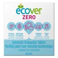 Ecover Auto Dishwashing Tablets, Unscented, 25/Box, 12/Carton - 24003