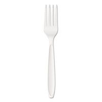 SCCRSWF - Reliance Mediumweight Cutlery, Standard Size, Fork, Bulk, White