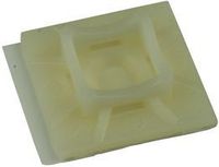 PRO POWER VRTH-07A CABLE TIE HOLDER, 25.4MM W, NYLON 6/6, NATURAL, PK100