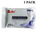 75% Cleaning Wet Wipes, 10pcs - Resin-Free Manual Cleaning Wet Wipes, Use for Hand Home House Travel Office