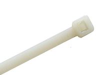 Natural Nylon Cable Ties, 50Lbs Test (100, 11"Long)