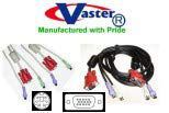 SVGA Cable, KVM Cable Set, 3 Ft High Resolution KVM Cable Set Male to Male 3 in 1
