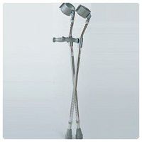 Forearm Crutches. Dimensions: Adult fits 5'0"-6'2". Height adjusts 28"-37" - Model 6089