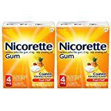 Nicorette Nicotine Gum to Stop Smoking, 4 mg, Fruit Chill, 160 Count (Pack of 2)