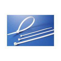 Morris 20814 Flame Retardant Cable Tie with 50-Pound Tensile Strength, 8-Inch Length, White, 100-Pack
