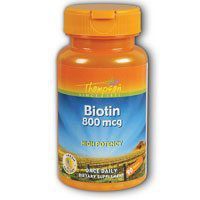 Biotin, 5000 mcg, 60 Caps by Thompson (Pack of 3)