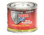 POR 15 45032 - 1 4oz Can Gloss Black Rust Preventative Paint (45006)