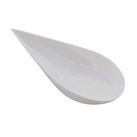 SpecialT Tear Drop Catering Spoons, 4 Inch – White Plastic Tasting Spoons Disposable Appetizer Spoons, 100 Pack