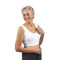 THERABRA by BIACARE 15-25 mmHg - for Lymphedema and Edema (A/B Cup - 40/42 Band, White)