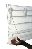 Clear Bed Bolsters, 35 inches, Pair