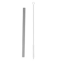 Drinking Straw, 8mm/10mm Pure Titanium Outdoor Drinking Straw, Lightweight Small Size High and Low Temperature Resistance for Camping, Traveling(10mm)