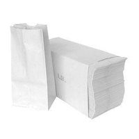 Paper Lunch Bags, Paper Grocery Bags, Durable Kraft Paper Bags, Pack Of 500 Bags (5lb, White)