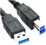 @.com 10' USB 3.0 (A-B) Printer Cable