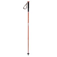 Crutches Outdoor Climbing Cane Lightweight Telescopic Folding Crutch Climbing Equipment Straight Handle (Color : Orange, Size : 58cm)