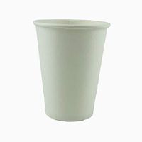 Worlds 8OZ Disposable White Paper Cups Coffee Cups for Hot Drinks, Coffee, Water,Latte, Cappuccino, Juice and Tea 50 Pack