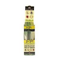 King Palm 20 Packs of 2 Packs Totaling 40 Wraps with Free S&L Fresh Seal Tube