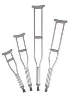 Pro Advantage - Aluminum Crutches,Pediatric,Patient Hght 4Ft-4 Ft 6",Crutch Hght 31 1/2"-37 1/2"
