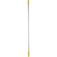 Vikan 29596 59" Aluminum Handle with Threaded Tip, 63/64" Diameter, Yellow