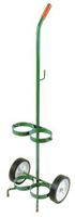 Oxygen Tank Cart for Dual"E" Cylinder w/Gurney Hook - MES-0133