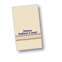Dinex DXHS201DN01 Paper Father's Day Ties Design 2 Ply Dinner Napkin with 1/8 Fold and Coin Edge Embossed, 17" Length, 15" Width, 8.25" Height (Pack of100)
